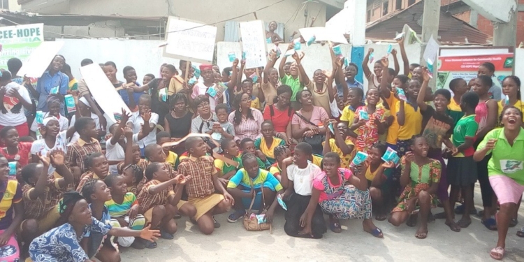CEE-HOPE ADVOCATES FOR FREE MENSTRUAL PADS FOR GIRLS