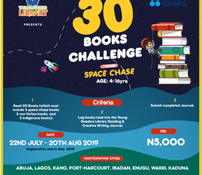 British Council, Young Readers Library To  Launch 30 Books Challenge 2019