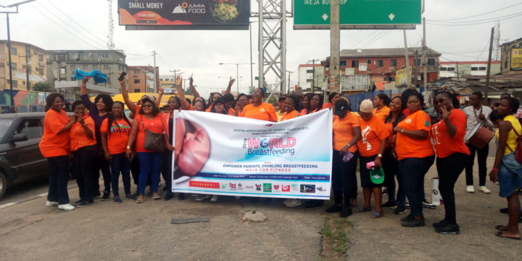 NAWOJ Embarks On Sensitization Walk For Exclusive Breastfeeding