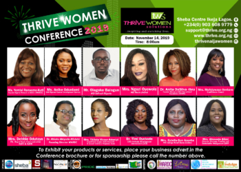 Thrive Women Conference holds Nov 14 in Lagos