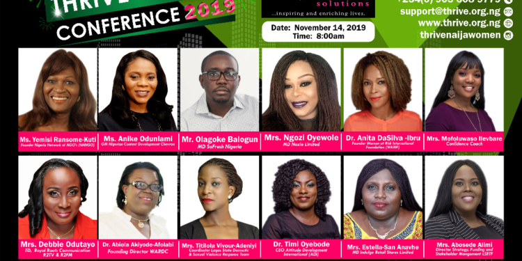 Thrive Women Conference holds Nov 14 in Lagos