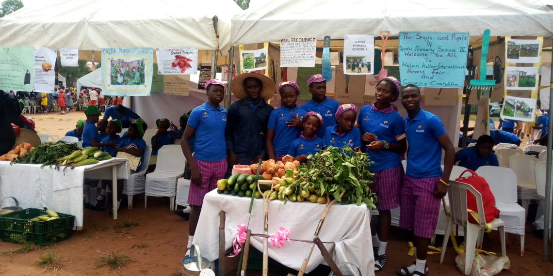 Helen Keller International Holds Harvest Fair And Cooking Competition Among Primary Schools