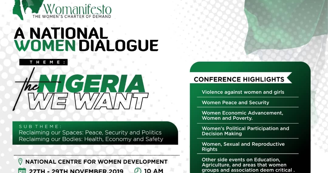 Womanifesto 2019 Holds National Women’s Dialogue In Abuja