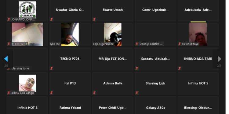 JONAPWD Holds Training For Members, DPOs