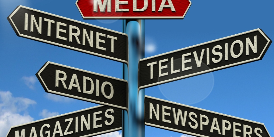 An image of media showing the different types of media in existence