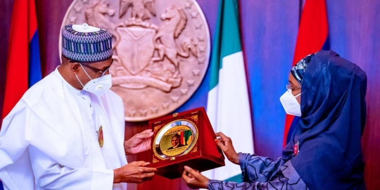 JONAPWD Confers Buhari As Grand Commander, PWDs, Promises Collaboration for full Implementation of Disability Law