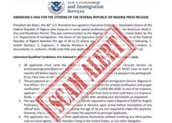 US Embassy Raises Alert Over Visa Scam For Nigerians