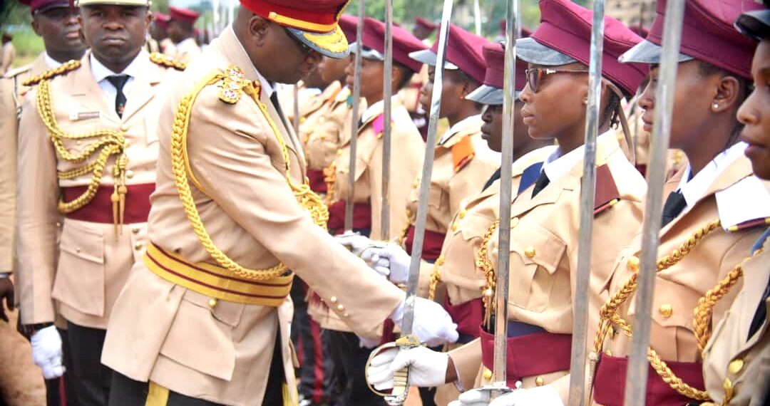 A Road Safety official inspecting a parade