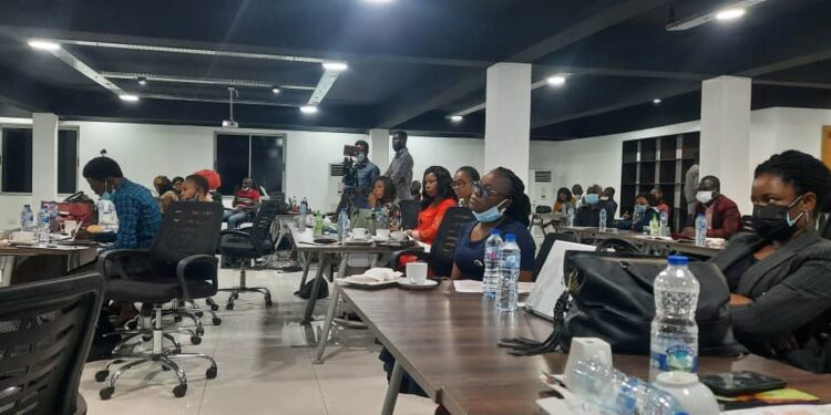 People seated in the hall