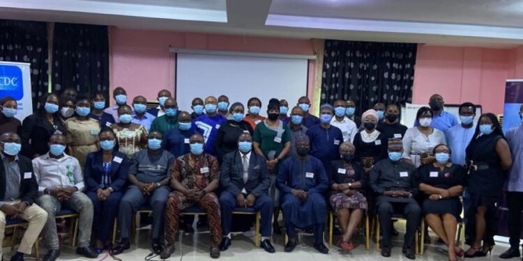 A cross section of the participants during the public health emergency management training in Lagos on Monday