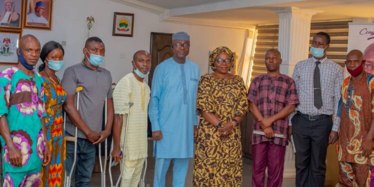 Dinabi Team during the visit to the Ekiti State House of Assembly