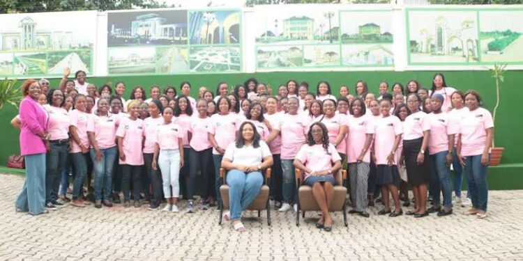 Breast Cancer Awareness: Adron Homes Screens Staff