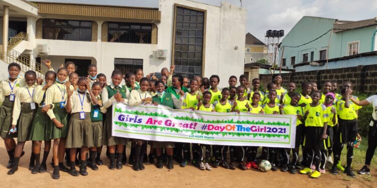 CEE-HOPE Nigeria Commemorates Day of the Girl, Launches Female Football Team