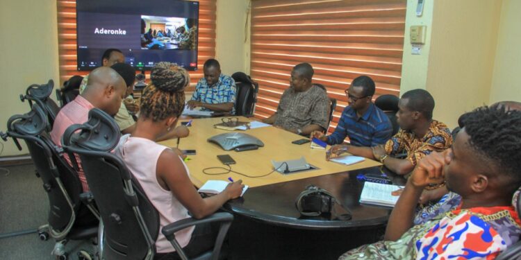 participants at the media Roundtable on outcomes of COP26 at CAPPA's office.