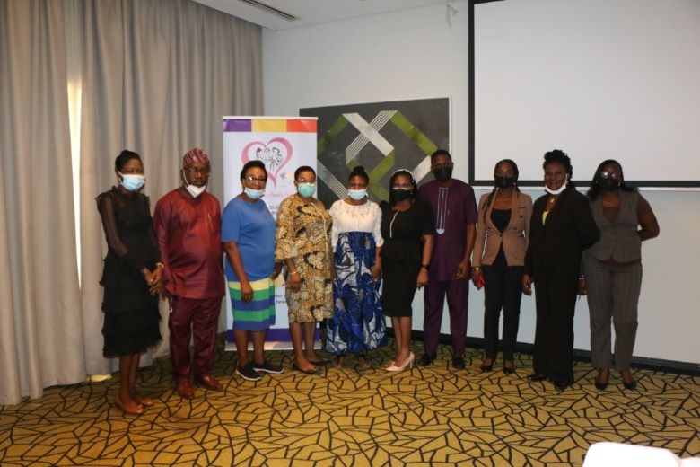 People in a group picture