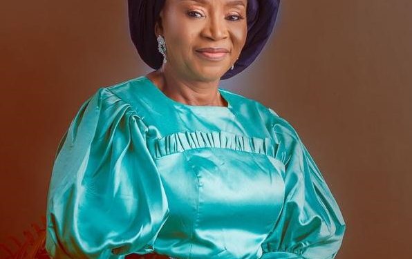 A woman standing indoor