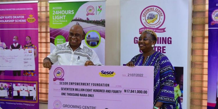 Grooming Centre, Sesor Foundation Sign N17M MoU to Support IDP Women