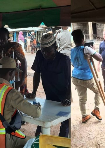PWDs at the Osun State 2022 Gubernatorial elections. Source: Blessing Oladunjoye and Inclusive Friends Association