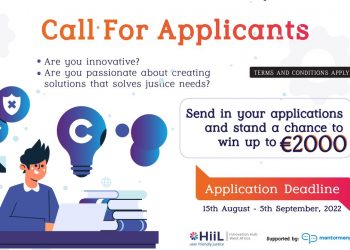 The flier announcing call for applications