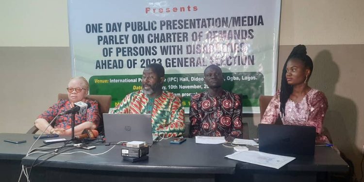 2023 Elections: JONAPWD, BONEWS Launch Charter of Demands for Lagosians with Disabilities