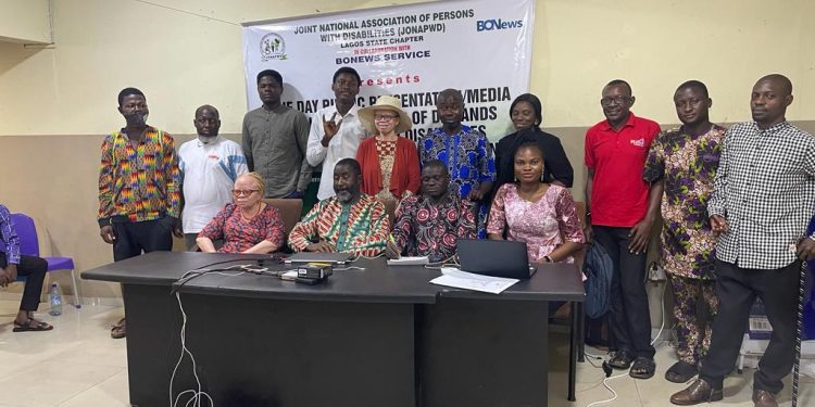 2023 Elections: JONAPWD, BONEWS Launch Charter of Demands for Lagosians with Disabilities
