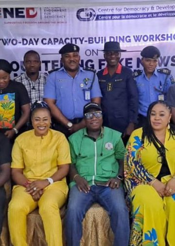 Participants at the two-day workshop on Countering fake news organized by CDD in Lagos.