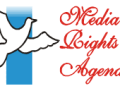 A graphic image with a bird in open wings and a writing of Media Rights Agenda