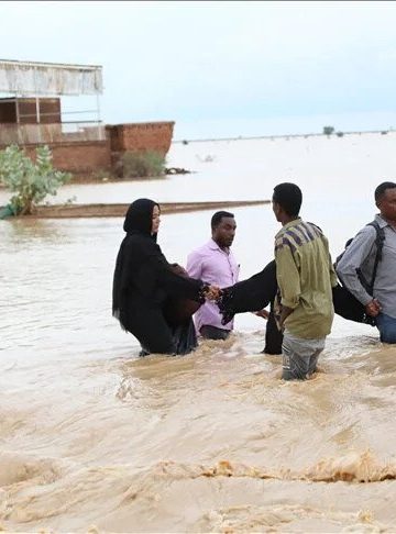Flood in Sudan. Source: Anadolu Agency
