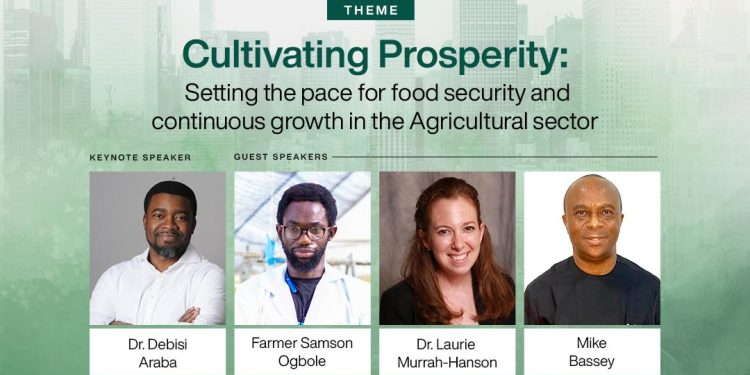 Flyer of the event with image of four persons - three men and a woman