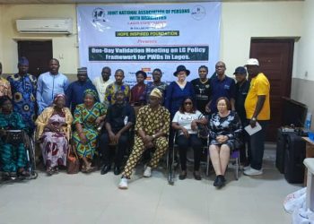 JONAPWD Lagos, Hope Inspired Foundation Set-up Disability Framework for LGAs