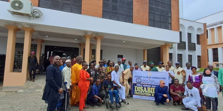 Osun Assembly Holds Public Hearing on Disability Bill, Stakeholders Express Optimism on Passage of Bill