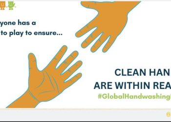 An icon of handwashing