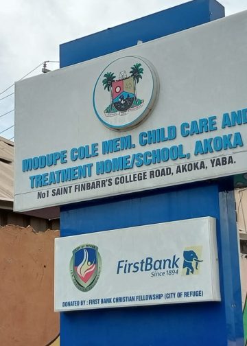 An image of Modupe Cole Care Home in Lagos.