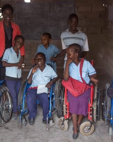 An image of children with disabilities