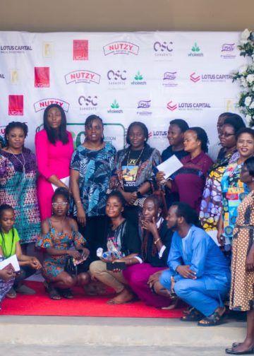 Stakeholders and participants at the launch of the Community Pot Nutrition Support Centre (NSC) pose for a group photograph at the Institute of Child Health, University of Ibadan.