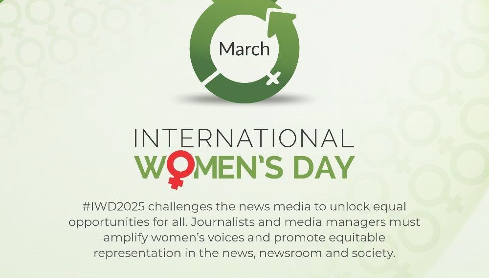 Graphic of 8 March International Women's Day 2025