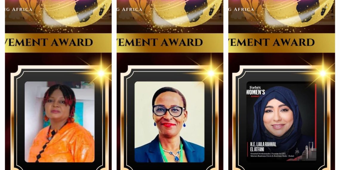 Head view of three women