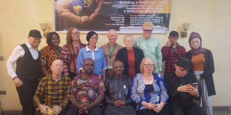 AAN, DRF Train Over 100 on Health Rights, Climate Change Impact on Persons with Albinism