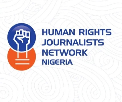 Graphic image of Human Rights Journalists Network Nigeria