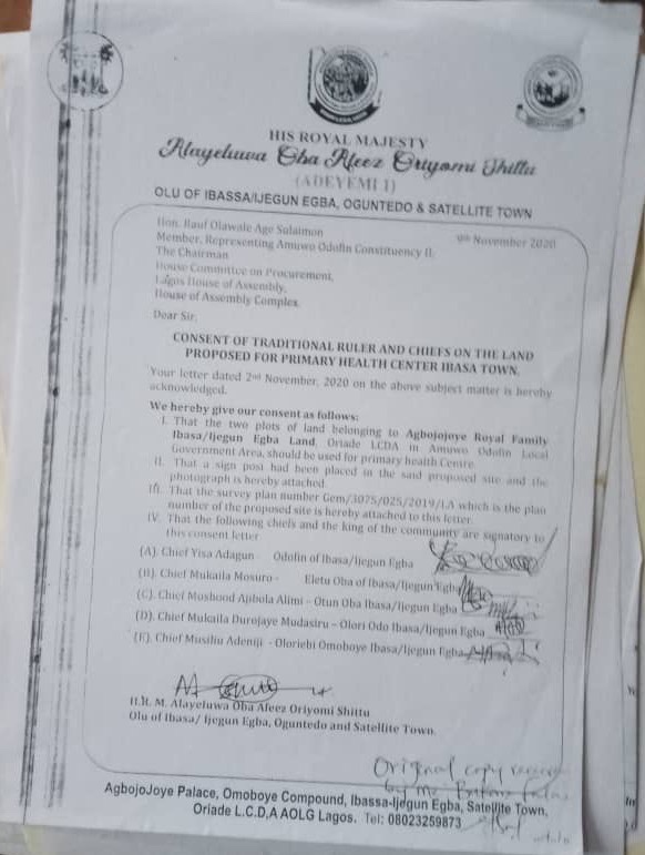 Image of a contract document