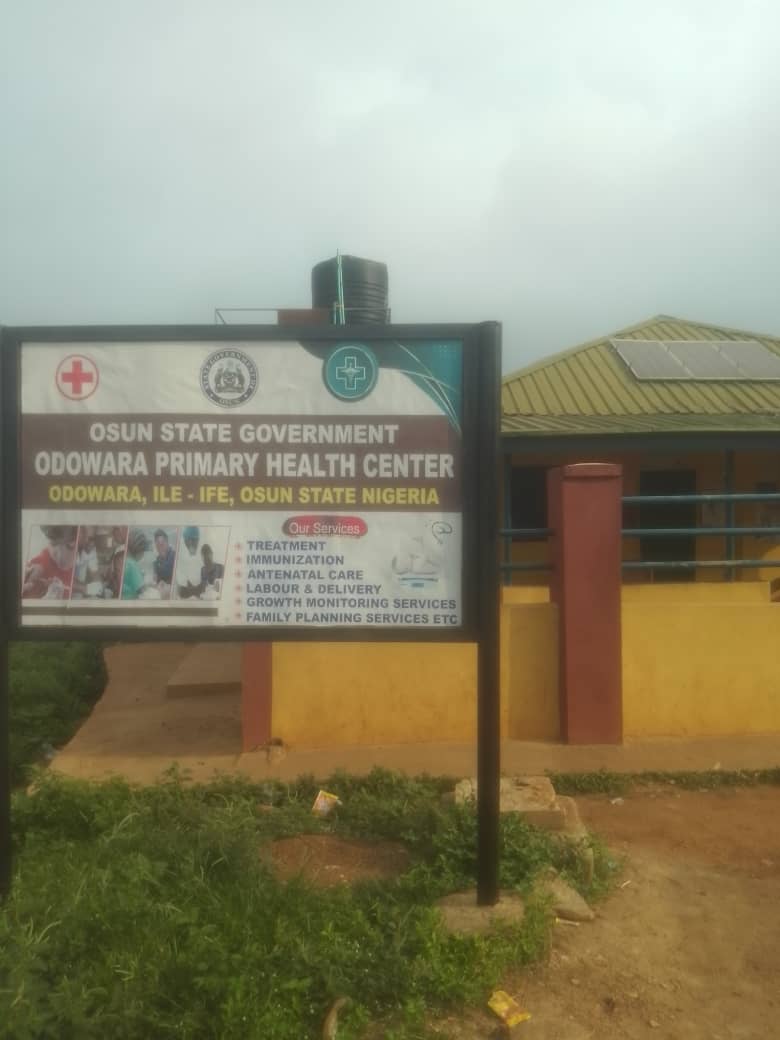 Image: Photo of Odowara PHC (Image taken by Akinwale Akinrinade)