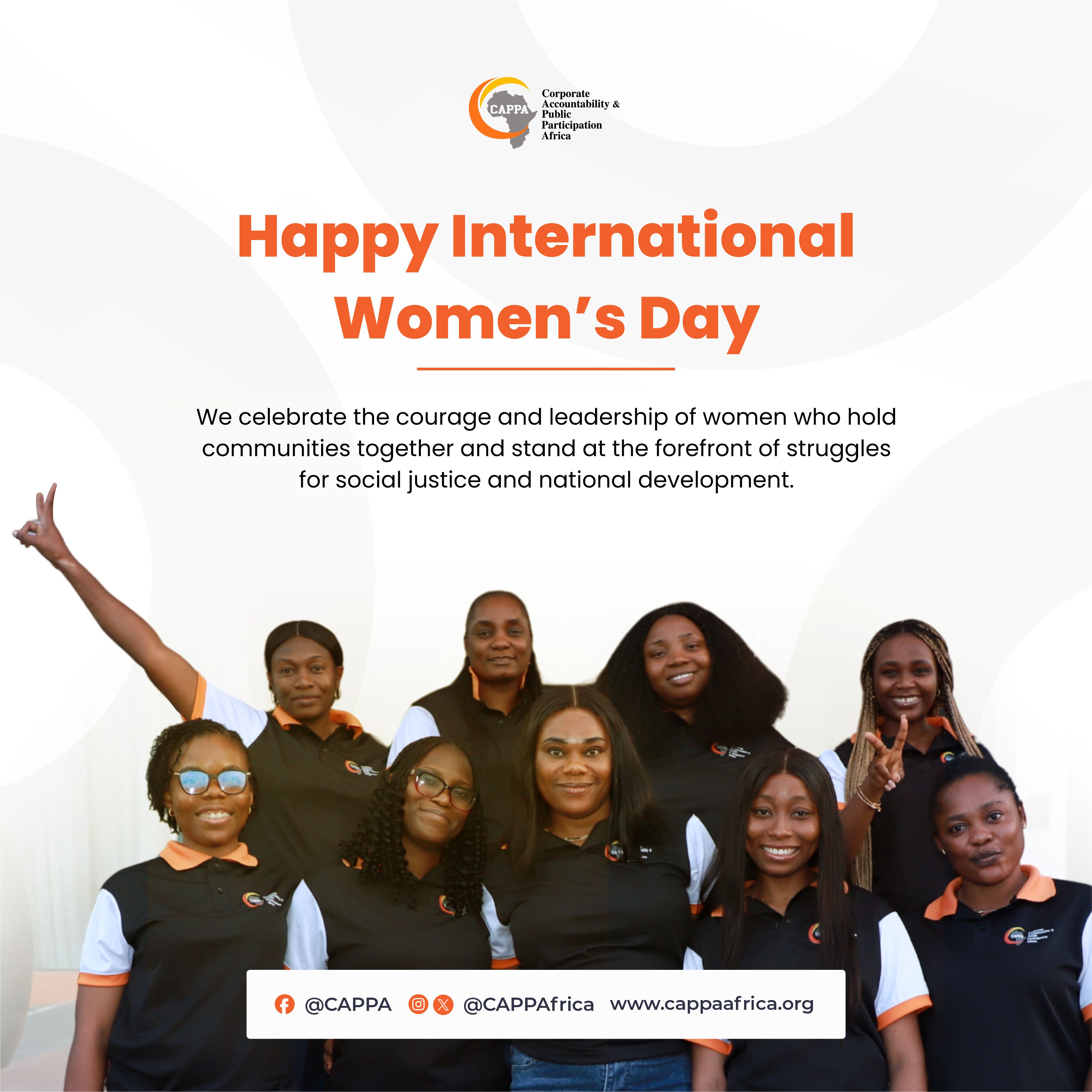 A flyer design to commemorate IWD 2026 by CAPPA team