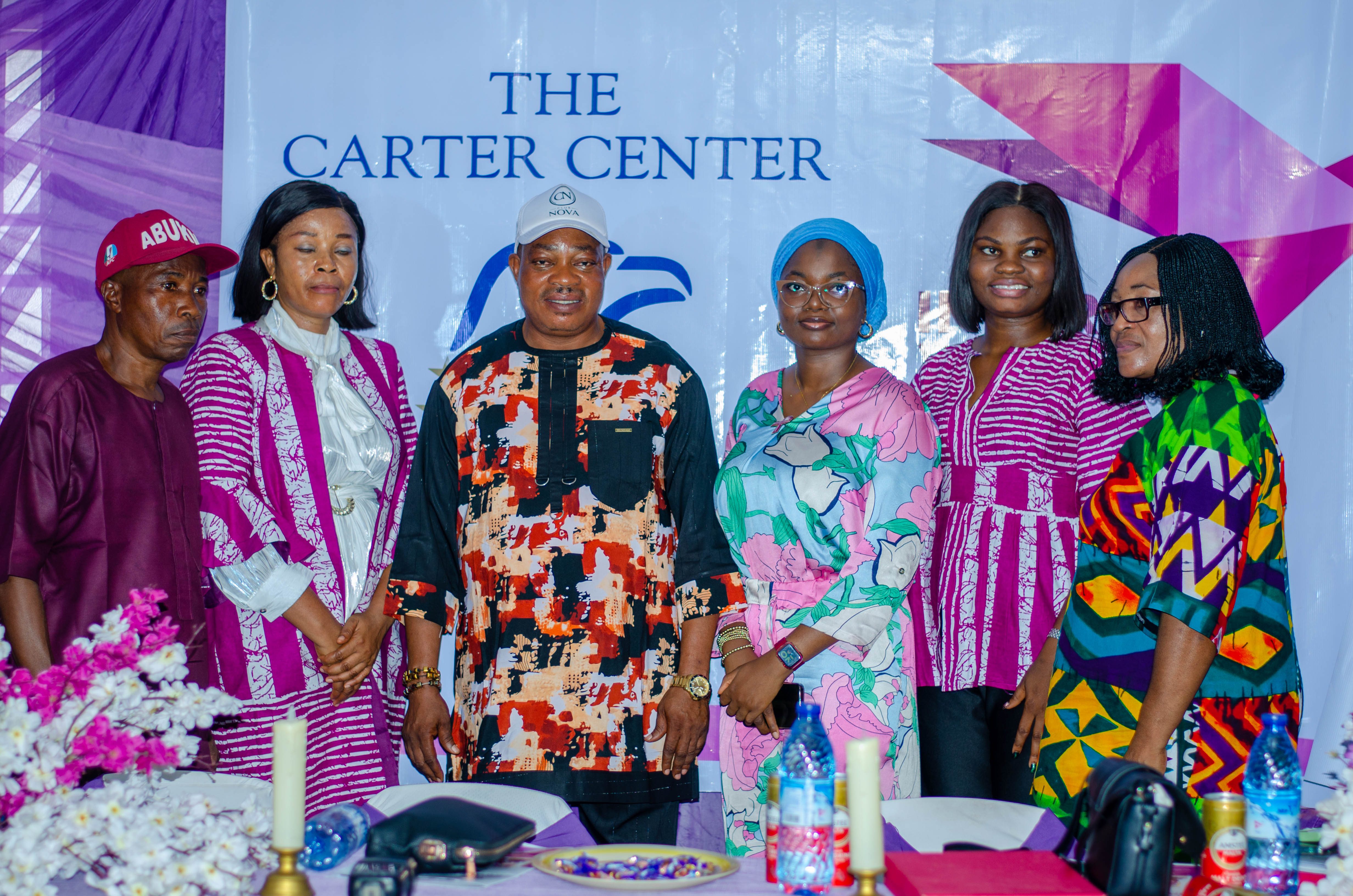 Community leaders and stakeholders at the close-out ceremony.