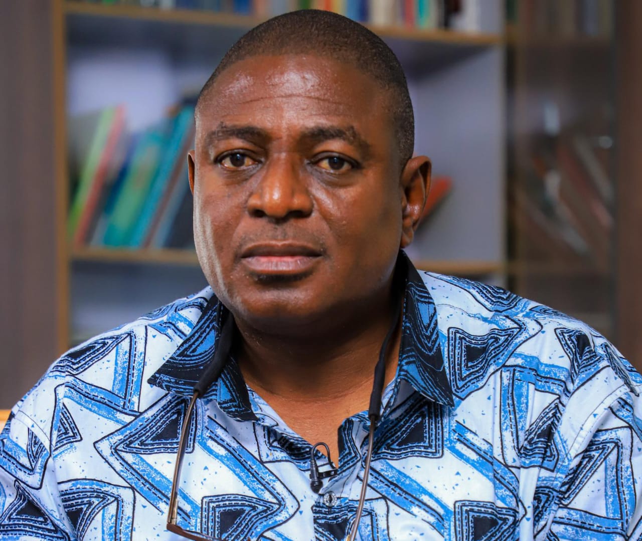 Chest to head view of Akinbode Oluwafemi, Executive Director, CAPPA indoors.