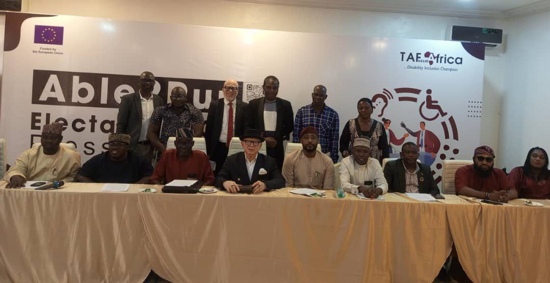 Able2Run Electability Campaign members in a group photograph indoors