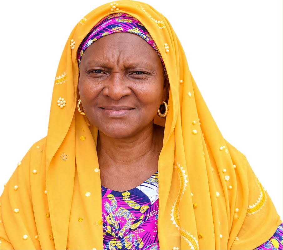 Image of  Memunat Zubair, a retired Chief Health Nursing Officer, and Family Planning Service Provider.