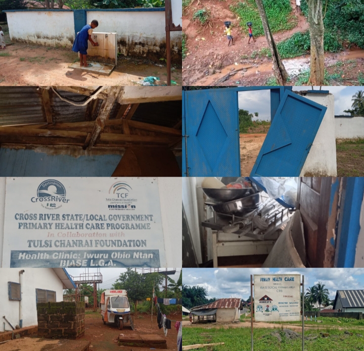 Grid images of the dilapidated state of PHCs